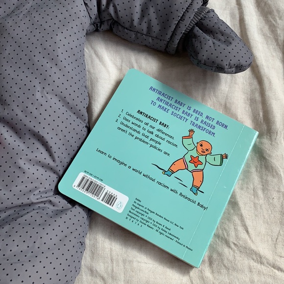 👶🏻 GAP & BOUTCHOU Puffers + book for babies Sz 3 to 6 months like NEW - Picture 4 of 12